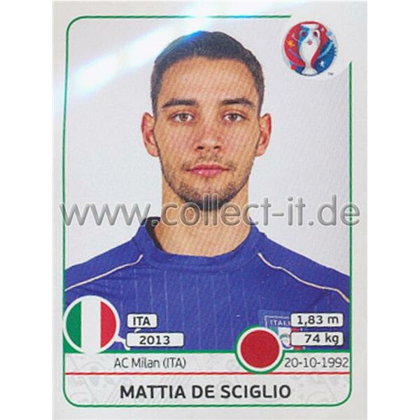 EM 2016 - Sticker 502 - Mattia De Sciglio