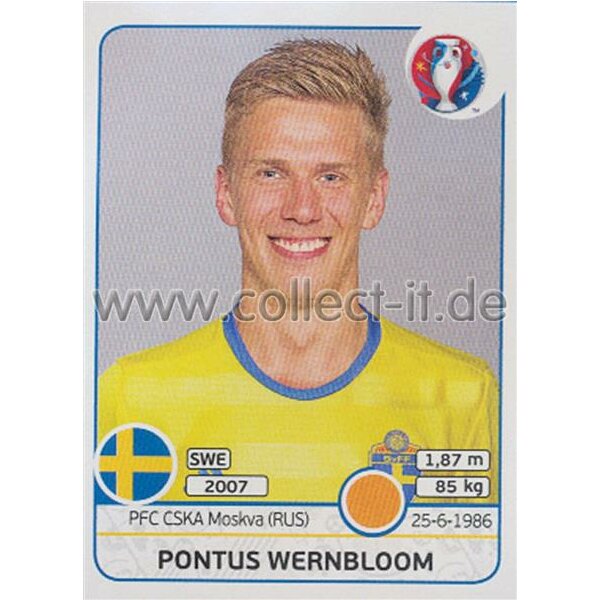 EM 2016 - Sticker 564 - Pontus Wernbloom