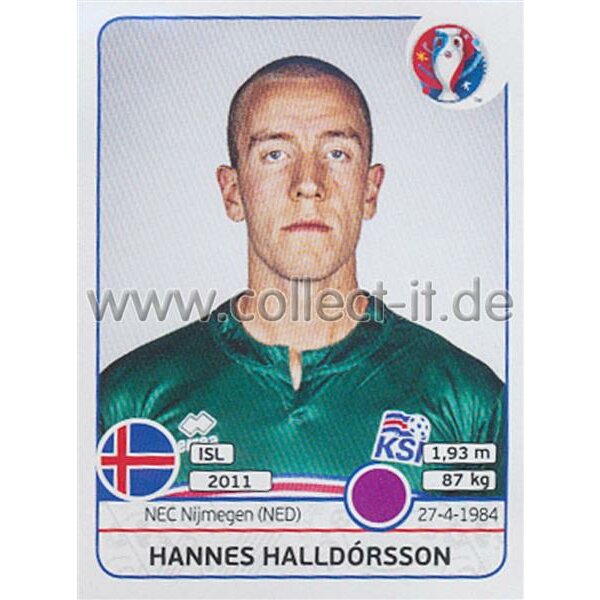 EM 2016 - Sticker 609 - Hannes Halldorsson