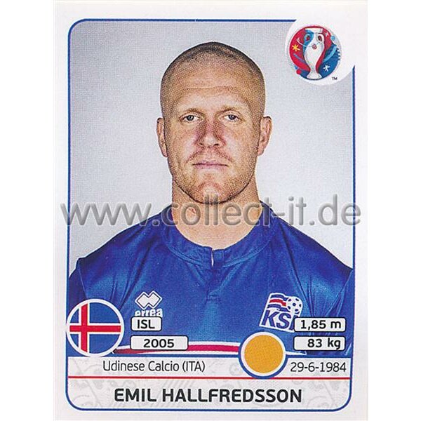 EM 2016 - Sticker 618 - Emil Hallfredsson