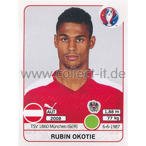 EM 2016 - Sticker 646 - Rubin Okotie