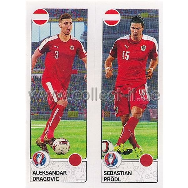 EM 2016 - Sticker 651 - Aleksandar Dragovic - Sebastian Prödl