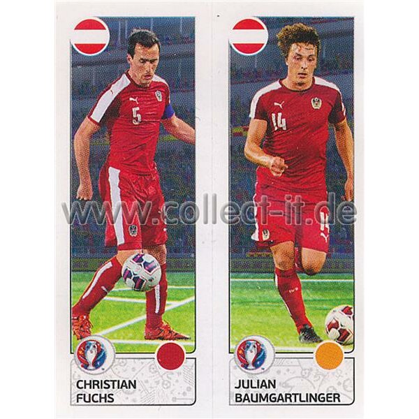 EM 2016 - Sticker 652 - Christian Fuchs - Julian Baumgartlinger