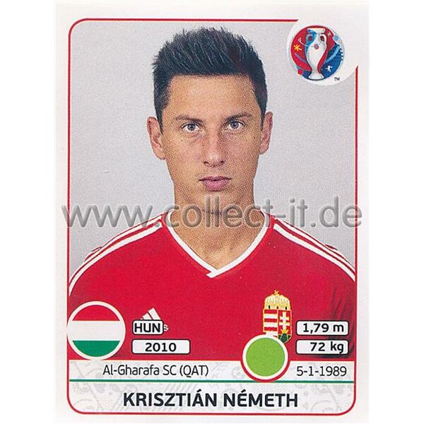 EM 2016 - Sticker 676 - Krisztian Nemeth