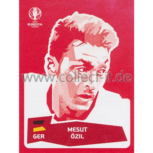 Panini EM Euro 2016 Sticker Coca Cola - 06 - Mesut Özil