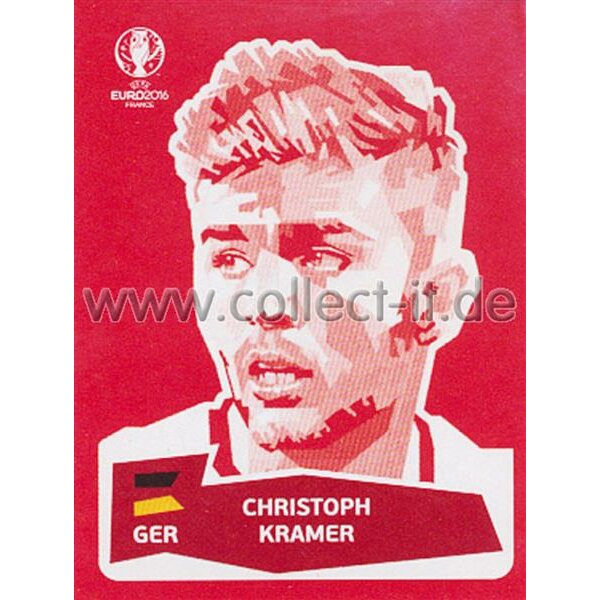 Panini EM Euro 2016 Sticker Coca Cola - 22 - Christoph Kramer