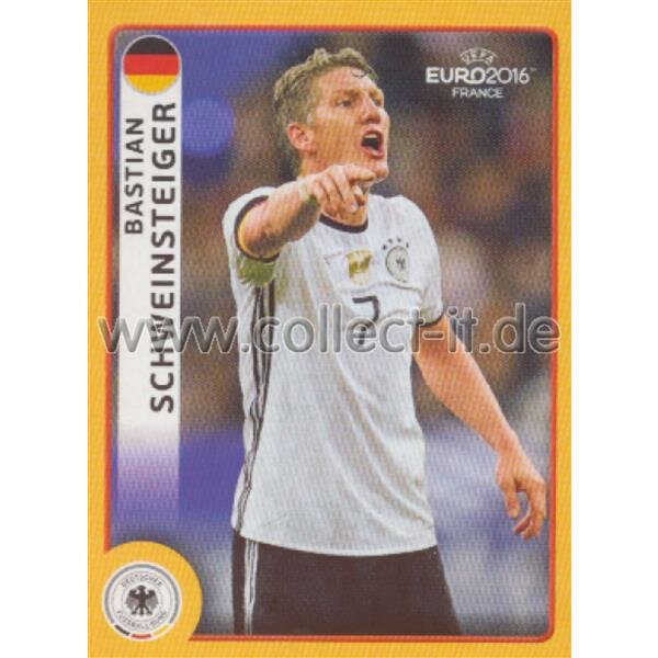 Panini EURO EM 2016-Mc Donalds Sondersticker - Bastian Schweinsteiger-Sticker M2