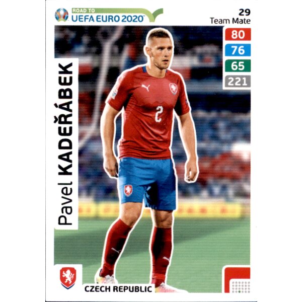 Karte 29 - Road to EURO EM 2020 - Pavel Kaderabek - Team Mate