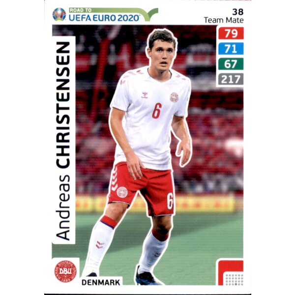 Karte 38 - Road to EURO EM 2020 - Andres Christensen - Team Mate