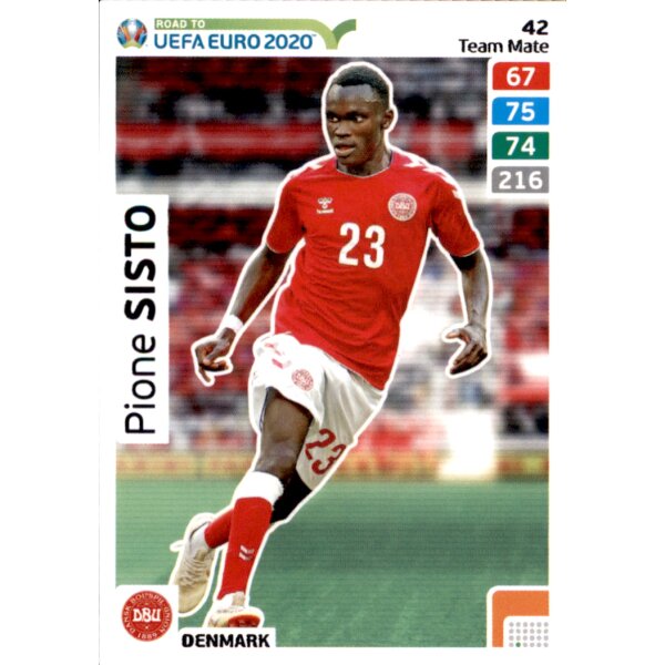 Karte 42 - Road to EURO EM 2020 - Pione Sisto - Team Mate