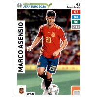 Karte 61 - Road to EURO EM 2020 - Marco Asensio - Team Mate