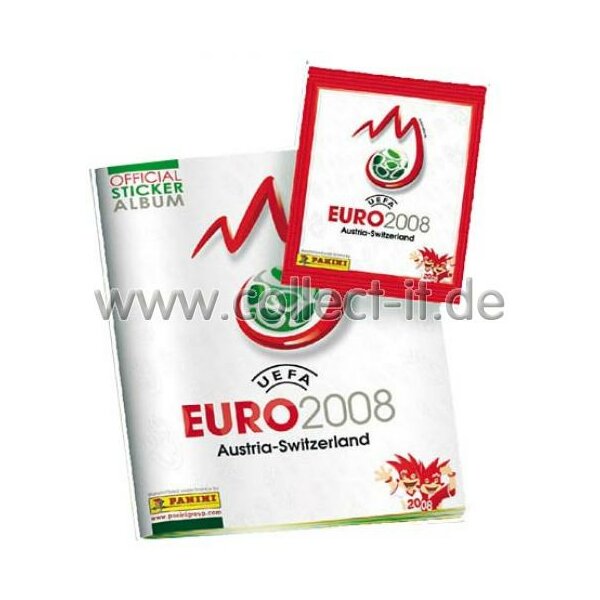 Panini EM Euro 2008 - kompletter Satz - 535 Sticker + Album zum