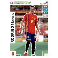 Karte 63 - Road to EURO EM 2020 - Rodrigo Moreno - Team Mate