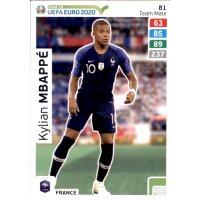 Karte 81 - Road to EURO EM 2020 - Kylian Mbappe - Team Mate