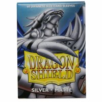 Dragon Shield Matte Sleeves - Silver (60 Sleeves)