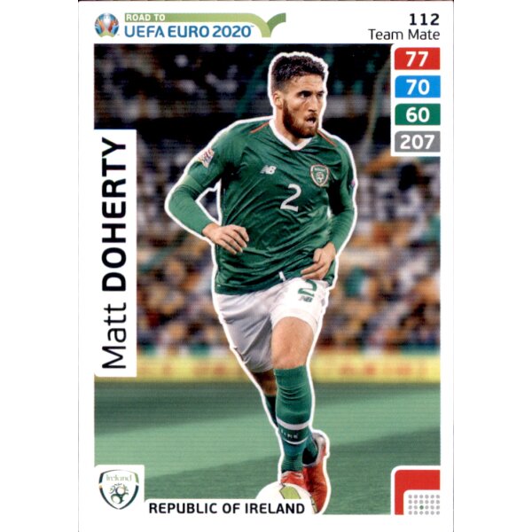 Karte 112 - Road to EURO EM 2020 - Matt Doherty - Team Mate