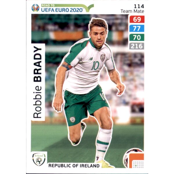 Karte 114 - Road to EURO EM 2020 - Robbie Brady - Team Mate