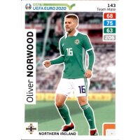 Karte 143 - Road to EURO EM 2020 - Oliver Norwood - Team...