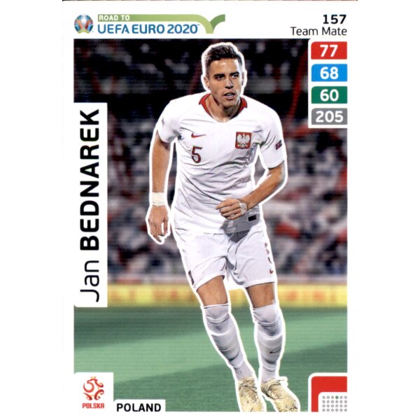 Karte 157 - Road to EURO EM 2020 - Jan Bednarek - Team Mate