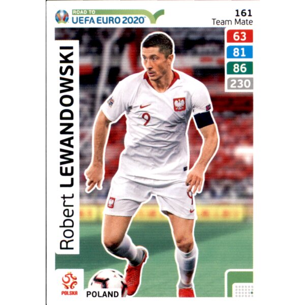 Karte 161 - Road to EURO EM 2020 - Robert Lewandwoski - Team Mate