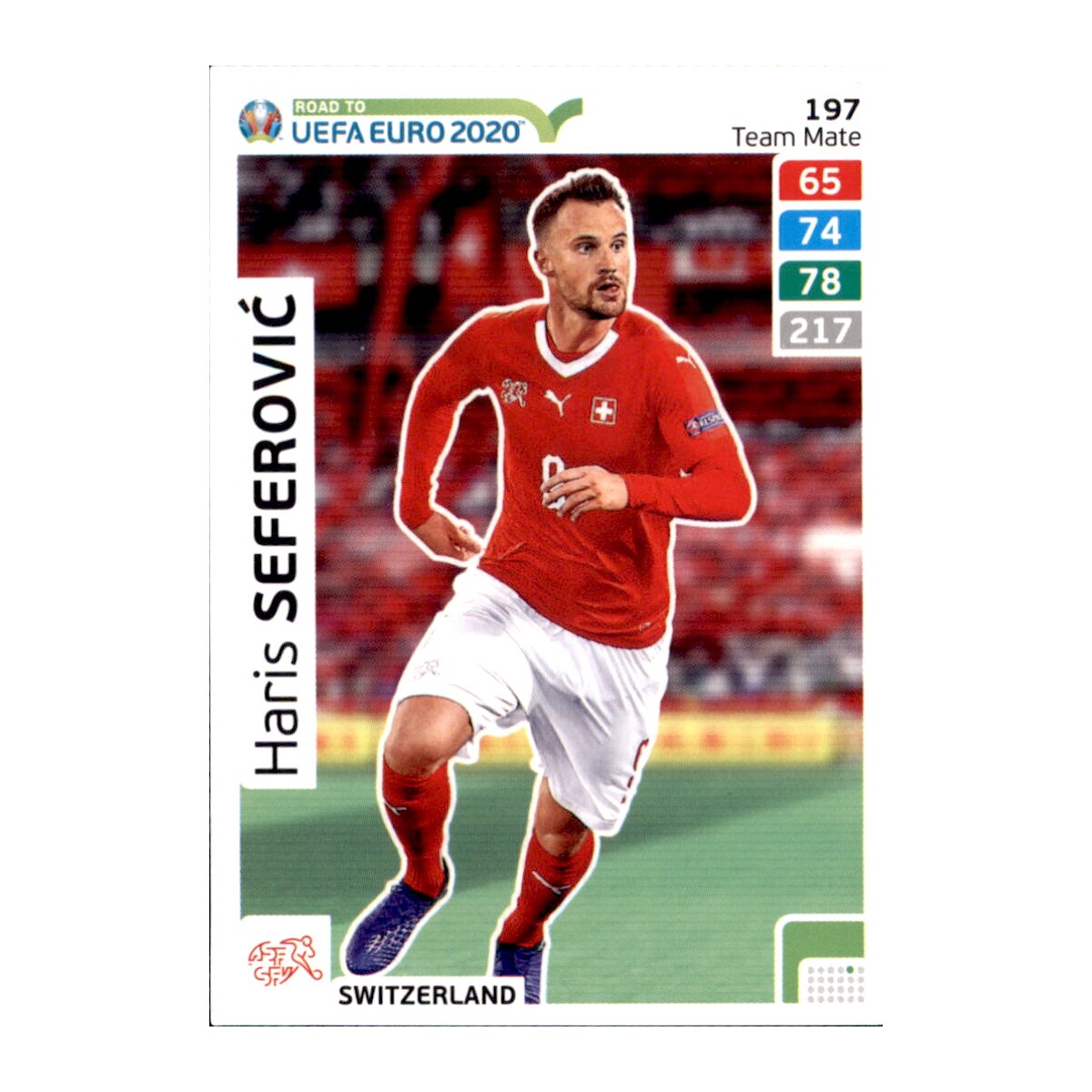 Karte 197 Road To Euro Em 2020 Haris Seferovic Team Mate 0 49