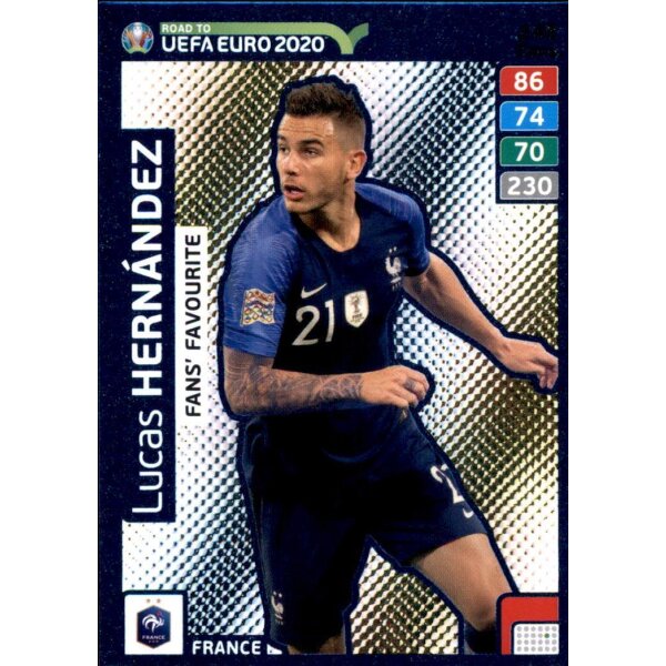 Karte 248 - Road to EURO EM 2020 - Lucas Hernandez - Fans Favourite