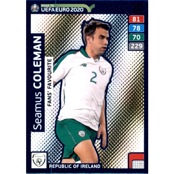 Karte 255 - Road to EURO EM 2020 - Seamus Coleman - Fans Favourite