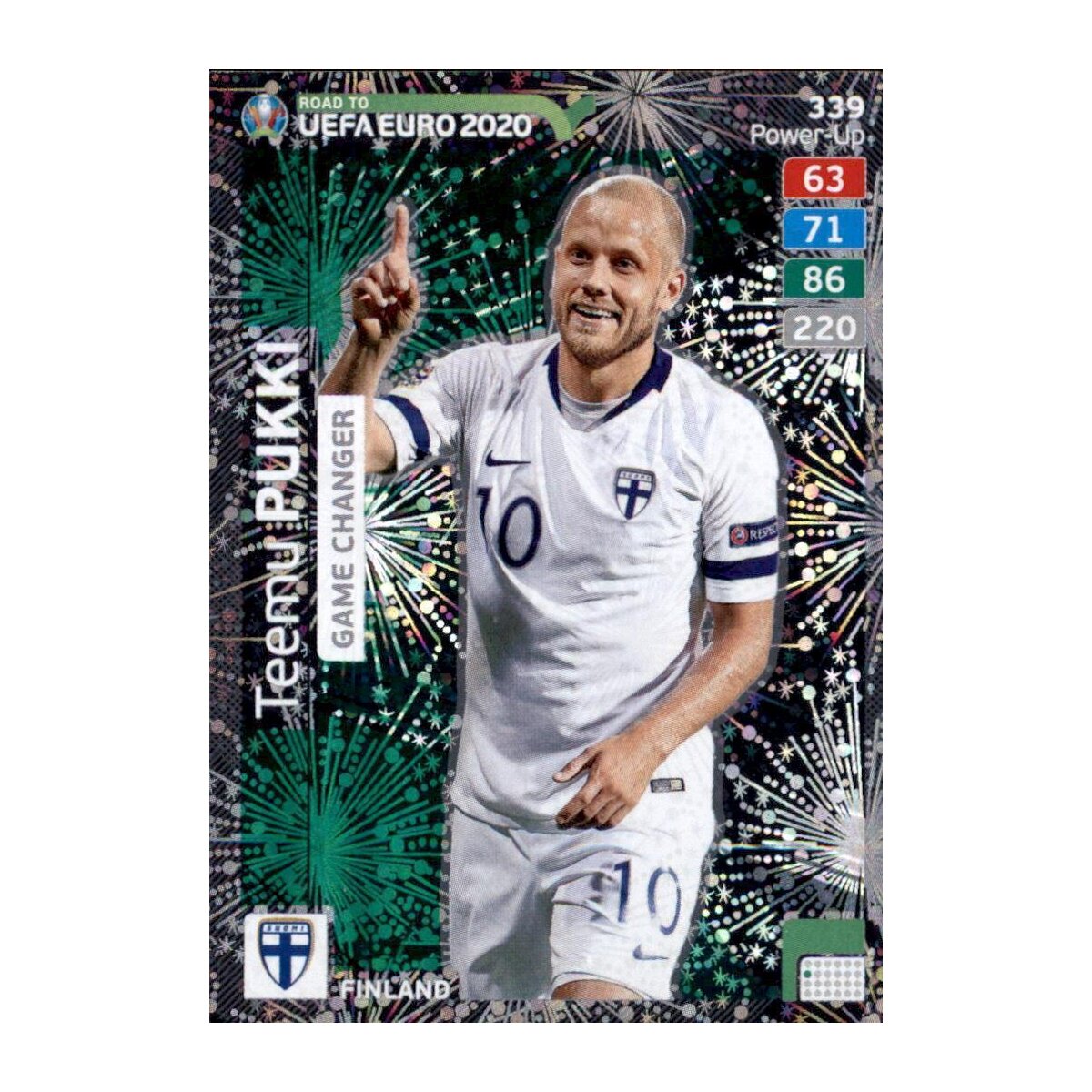 Karte 339 - Road to EURO EM 2020 - Teemu Pukki - Game Changer, 2,99 €