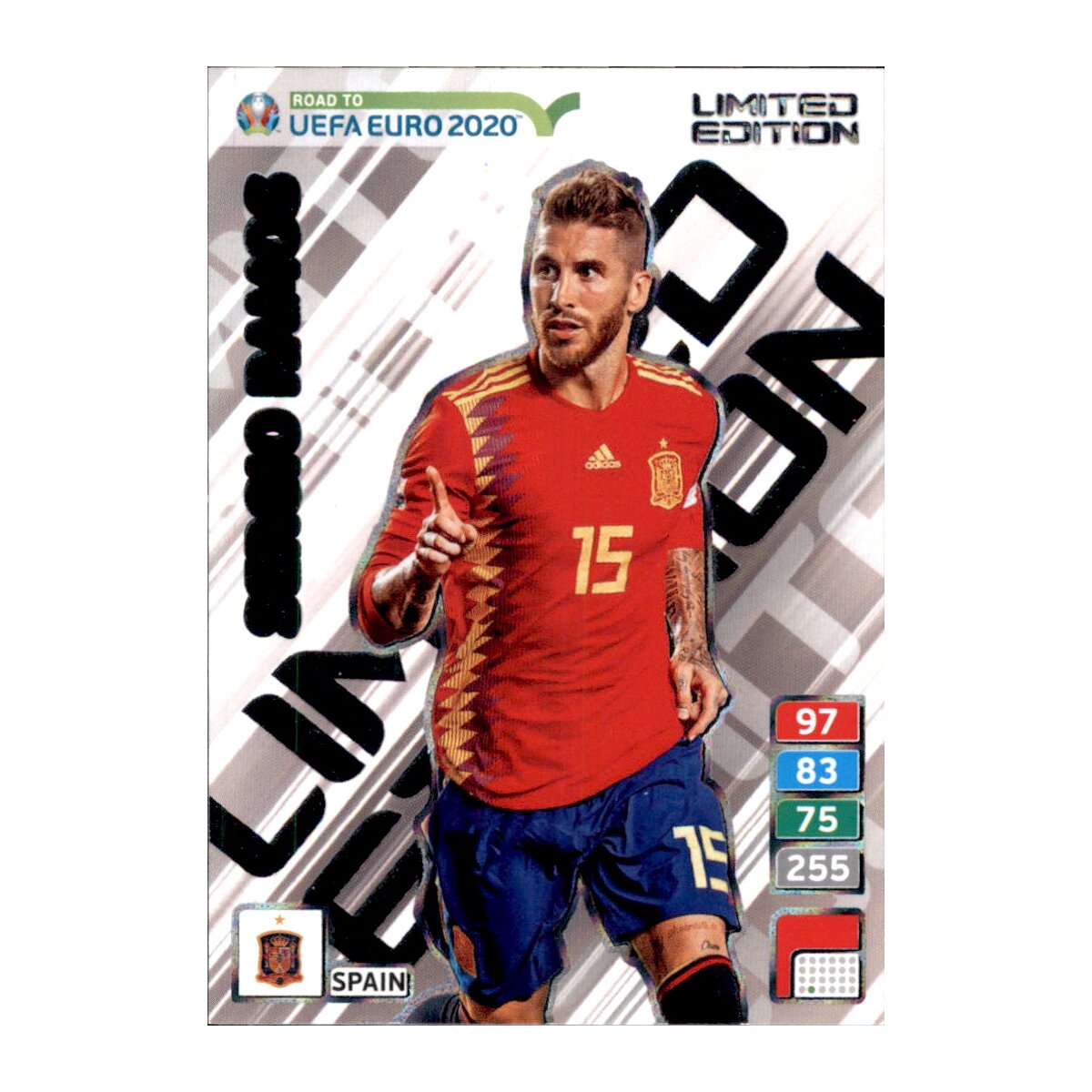 Karte LE22 - Road to EURO EM 2020 - Sergio Ramos - Limited ...