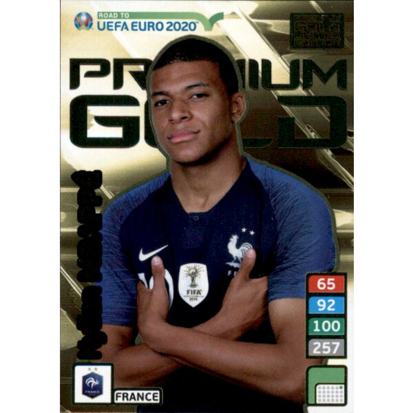 Karte LE34 - Road to EURO EM 2020 - Kylian Mbappe - Limited Edition