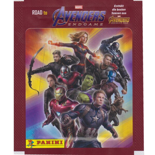 Marvel Avengers - Road to Endgame - Sammelsticker - 1 Tüte