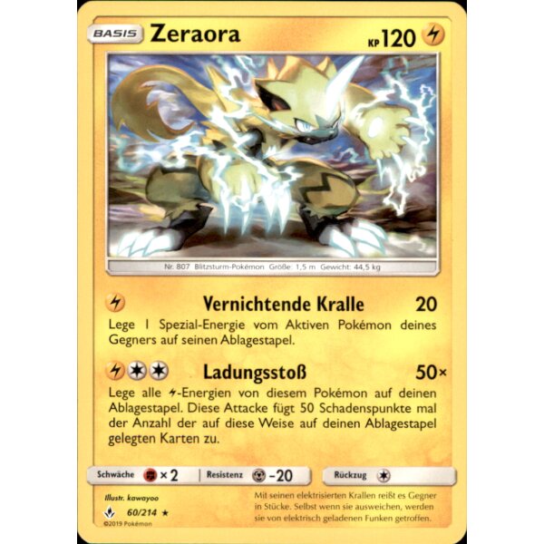 60/214 - Zeraora - Kräfte im Einklang