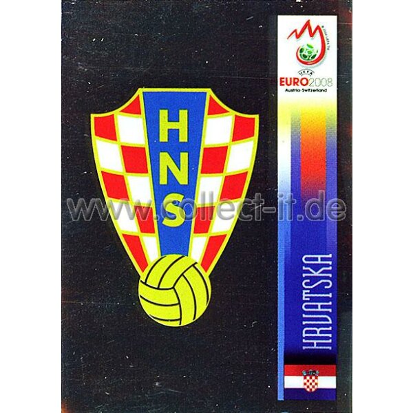 Panini EM 2008 - Sticker 181 - Logo Kroatien