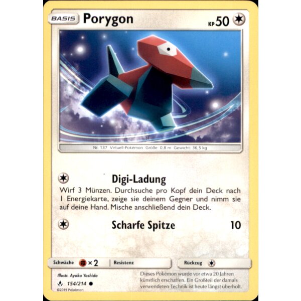 154/214 - Porygon - Kräfte im Einklang