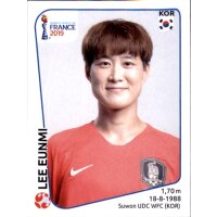 Frauen WM 2019 Sticker 49 - Lee Eunmi - Südkorea