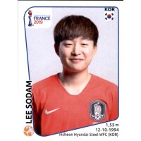 Frauen WM 2019 Sticker 55 - Lee Sodam - Südkorea