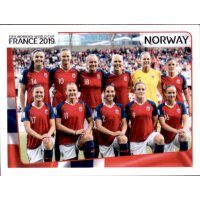 Frauen WM 2019 Sticker 63 - Team - Norwegen