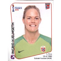 Frauen WM 2019 Sticker 64 - Ingrid Hjelmseth - Norwegen