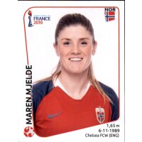 Frauen WM 2019 Sticker 68 - Maren Mjelde - Norwegen