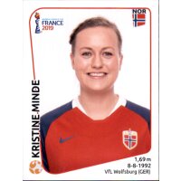 Frauen WM 2019 Sticker 71 - Kristine Minde - Norwegen