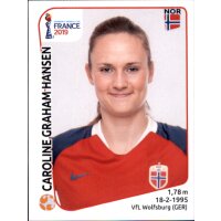 Frauen WM 2019 Sticker 73 - Caroline Graham Hansen -...