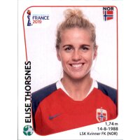 Frauen WM 2019 Sticker 77 - Elise Thorsnes - Norwegen