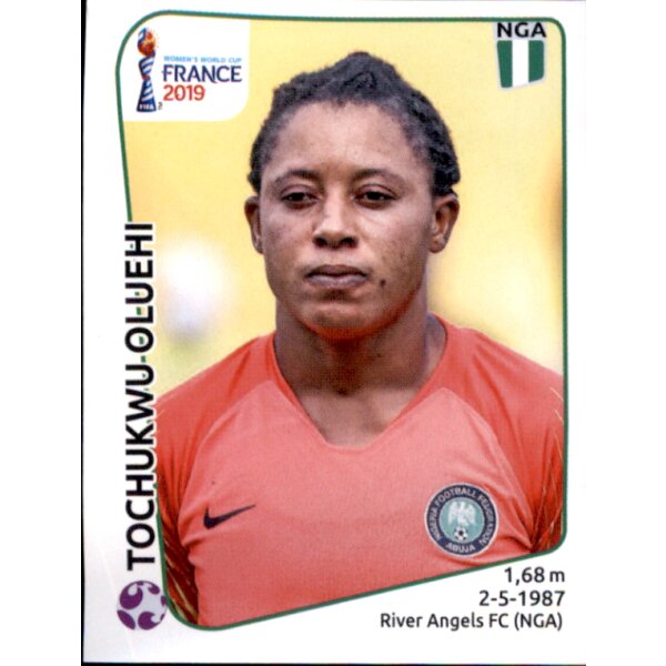 Frauen WM 2019 Sticker 83 - Tochukwu Oluehi - Nigeria