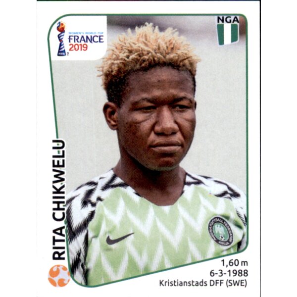 Frauen WM 2019 Sticker 88 - Ngozi Ebere - Nigeria