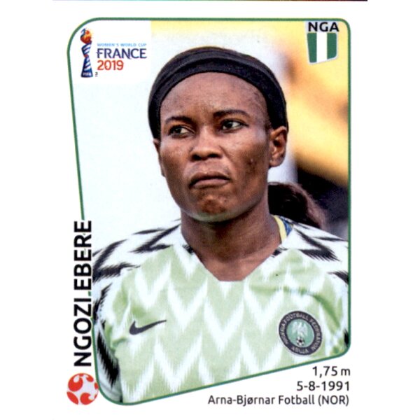 Frauen WM 2019 Sticker 89 - Osinachi Ohale - Nigeria