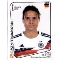 Frauen WM 2019 Sticker 109 - Dzsenifer Marozsan -...