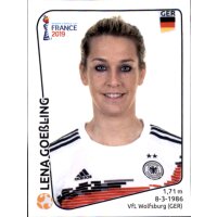 Frauen WM 2019 Sticker 111 - Lena Goeßling -...