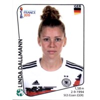 Frauen WM 2019 Sticker 115 - Linda Dallmann - Deutschland