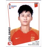 Frauen WM 2019 Sticker 124 - Lou Jiahui - China