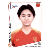 Frauen WM 2019 Sticker 133 - Wang Shuang - China